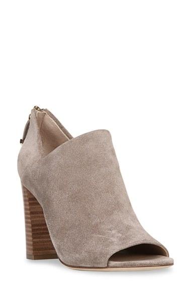 Women's Diane Von Furstenberg Peep Toe Bootie M - Grey