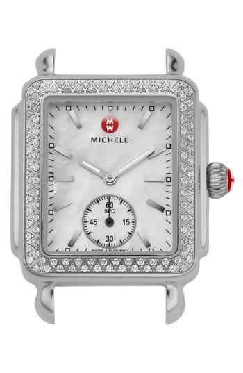 Women's Michele Deco 16 Diamond Watch Head, 29mm X 31mm
