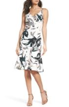 Women's Cooper St Leaf Dancer Ruffle Hem Dress - White