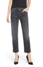 Women's Mother The Tomcat Crop Straight Leg Jeans - Black