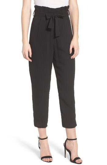 Women's Lovers + Friends Irving High Waist Crop Pants - Black