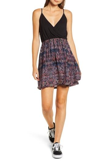 Women's Roxy Floral Offering Minidress - Black