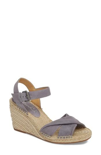 Women's Splendid Fairfax Espadrille Wedge Sandal M - Grey