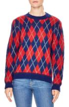 Women's Sandro Jona Argyle Sweater