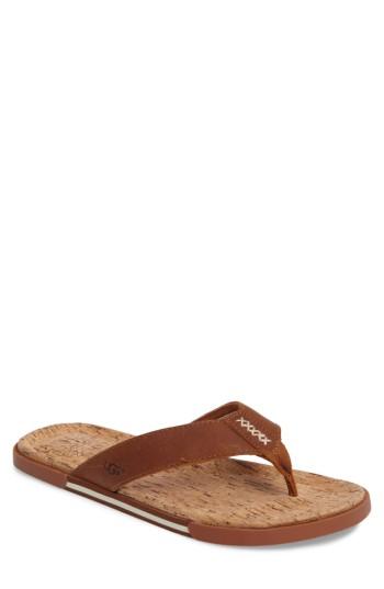 Men's Ugg Braven Flip Flop M - Brown