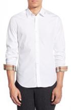 Men's Burberry Cambridge Aboyd Sport Shirt, Size - White