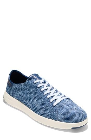 Men's Cole Haan Grandpr? Stitchlite Tennis Sneaker M - Blue