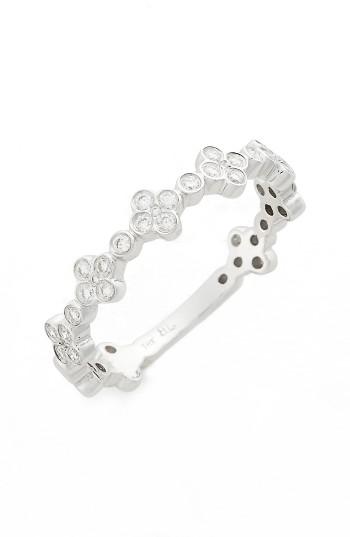 Women's Bony Levy Stackable Diamond Clover Ring (nordstrom Exclusive)