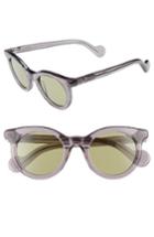 Women's Moncler 47mm Sunglasses - Grey/ Other / Green