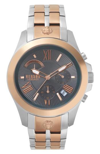 Men's Versus By Versace Lion Chronograph Bracelet Watch, 44mm