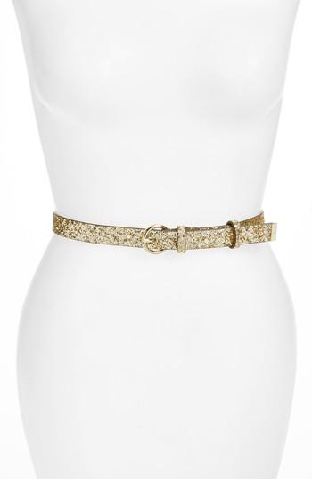Women's Kate Spade New York Glitter Sparkle Belt