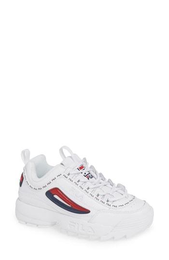 Women's Fila Disruptor Ii Premium Sneaker M - White