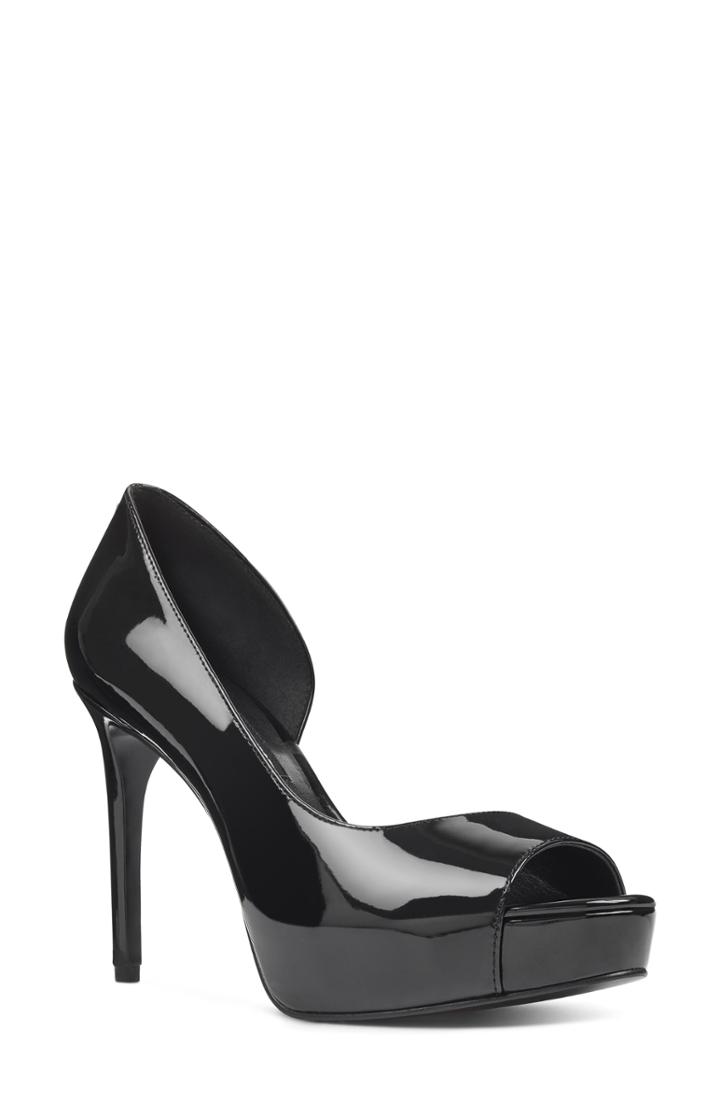 Women's Nine West Platform Pump M - Black