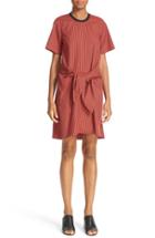 Women's 3.1 Phillip Lim Stripe Poplin Tie Waist Shirtdress