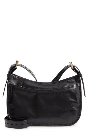 Hobo Chase Calfskin Leather Crossbody Bag - Black