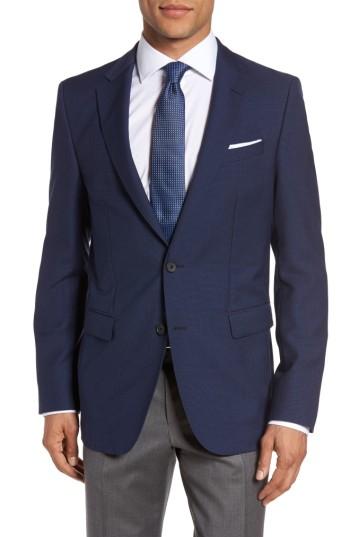 Men's Boss Nobis 7 Trim Fit Wool Blazer S - Blue