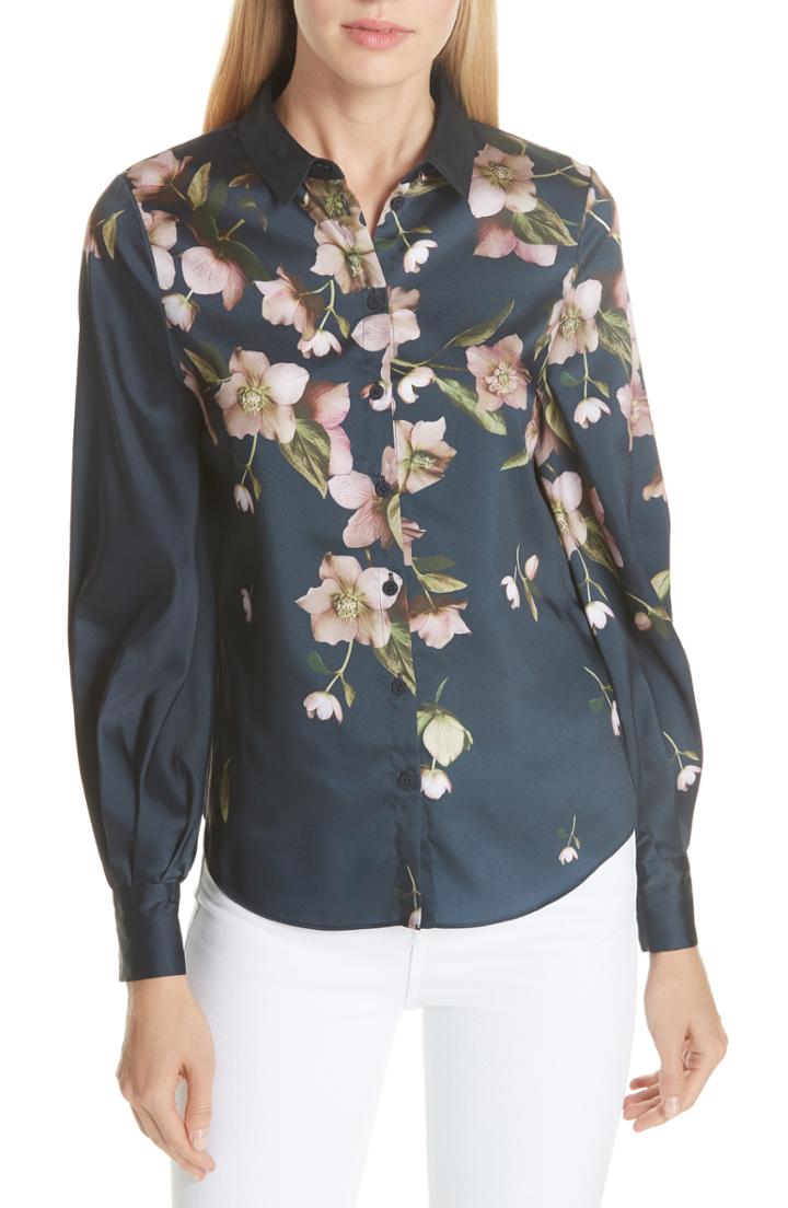 Women's Ted Baker London Laniie Arboretum Blouse