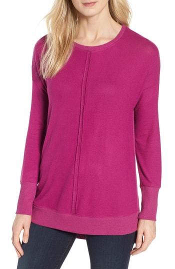 Women's Gibson Cozy Fleece Tunic - Purple