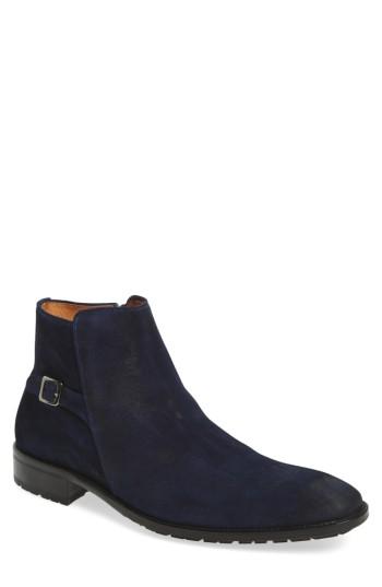 Men's Mezlan 'elva' Zip Boot .5 M - Blue