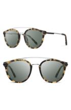 Women's Shwood Kinsrow 49mm Polarized Round Sunglasses -