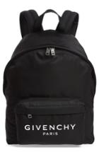 Men's Givenchy Nylon Backpack - Black