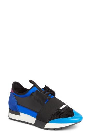 Women's Balenciaga Mixed Media Sneaker Us / 35eu - Black