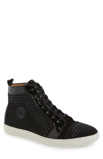 Men's Mezlan 'cabrillo' High Top Sneaker M - Black