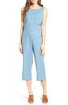 Women's Cupcakes And Cashmere Hoffman Crop Chambray Jumpsuit