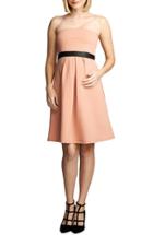 Women's Maternal America Strapless Maternity Dress