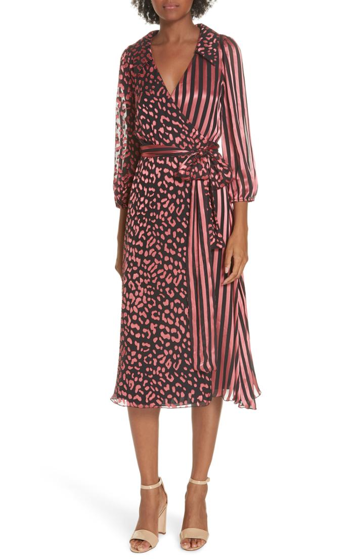 Women's Alice + Olivia Abigail Wrap Dress