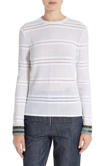 Women's Tibi Contrast Cuff Top