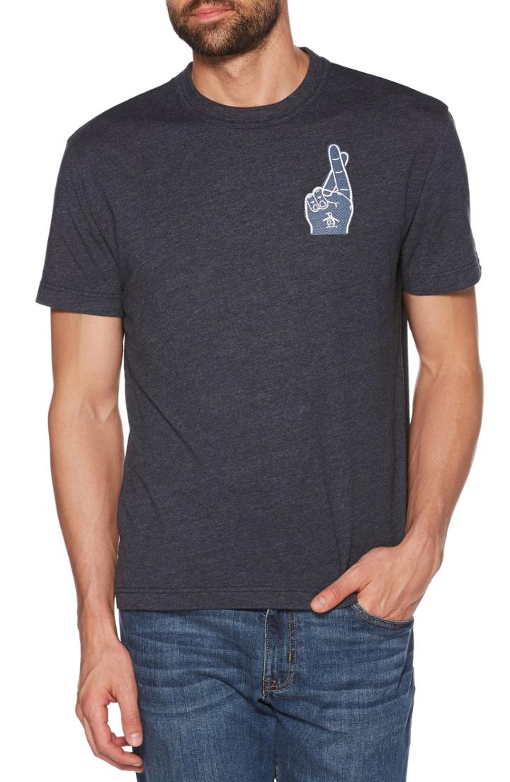 Men's Original Penguin Strike It Lucky Graphic T-shirt - Blue