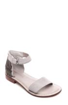 Women's Bernardo Taci Ankle Strap Sandal .5 M - Grey
