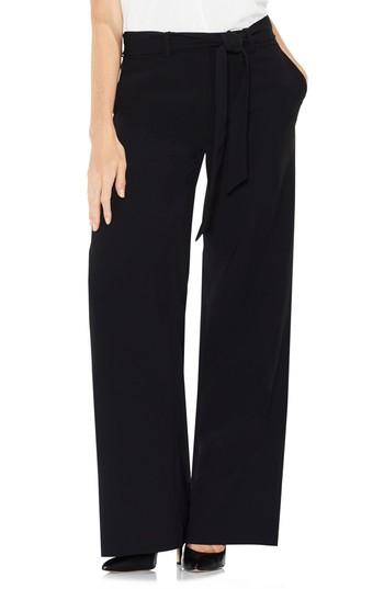 Women's Vince Camuto Tie Front Wide Leg Pants - Black