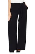 Women's Vince Camuto Tie Front Wide Leg Pants - Black