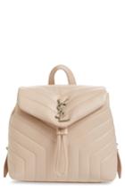 Saint Laurent Small Loulou Quilted Calfskin Leather Backpack -
