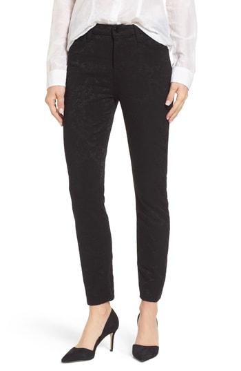 Women's Jen7 Stretch Jacquard Ankle Skinny Pants (similar To 14w) - Black