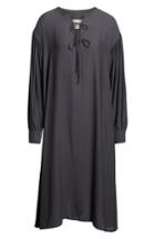 Women's Treasure & Bond Tie Front Midi Dress - Grey