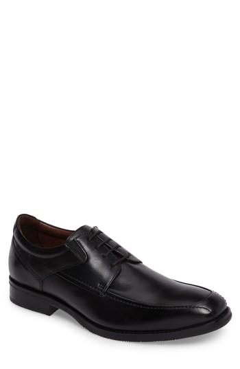 Men's Johnston & Murphy Apron Toe Derby .5 M - Black
