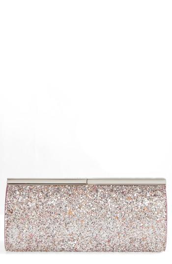 Jimmy Choo Trinket Speckled Glitter Clutch -