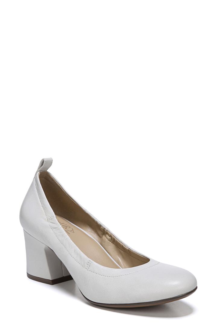 Women's Naturalizer Dalee Pump .5 M - White