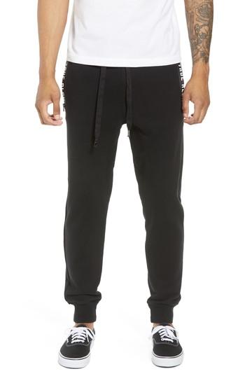 Men's True Religion Brand Jeans Drop Sweatpants - Black