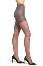 Women's Nordstrom Sheer Control Top Pantyhose, Size A - Grey