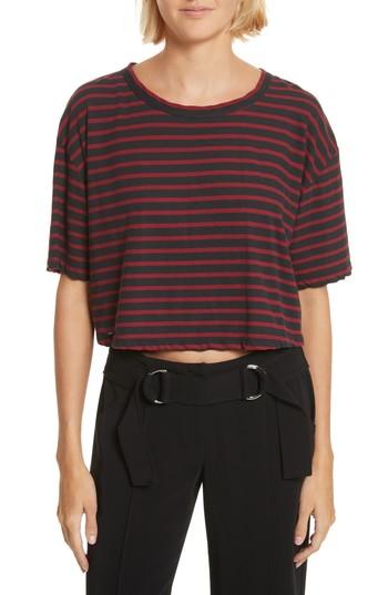 Women's A.l.c. Teagan Crop Tee - Blue