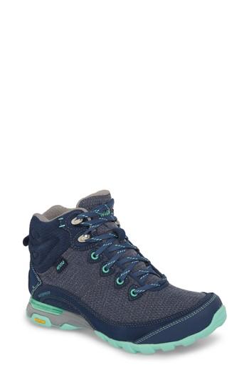 Women's Ahnu By Teva Sugarpine Ii Waterproof Hiking Boot M - Blue