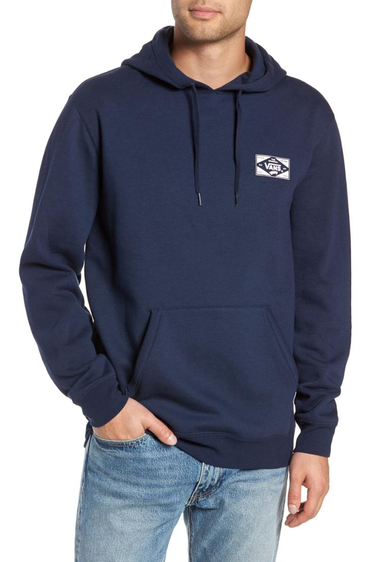 Men's Vans Best In Class Hooded Sweatshirt, Size - Blue
