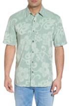 Men's Kahala Kalawai Relaxed Fit Camp Shirt - Green