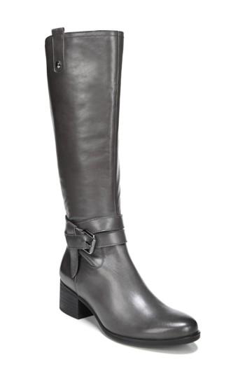 Women's Naturalizer Dev Buckle Strap Boot .5 M - Grey