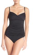 Women's La Blanca 'island' Convertible Tankini Top - Black