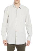 Men's French Connection Core Peach Fit Sport Shirt, Size Medium - Blue